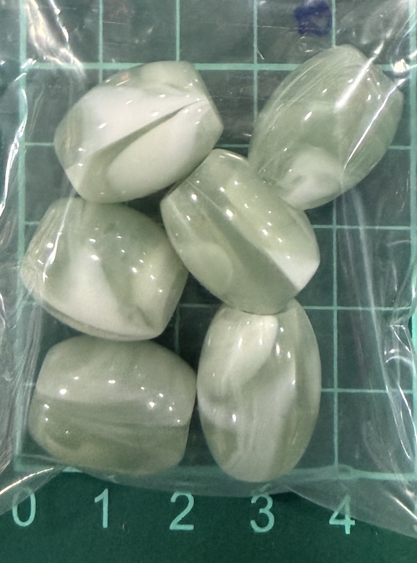 Bead Oval 20x15mm Jade